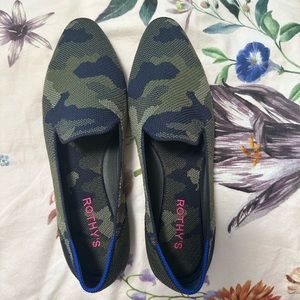 Rothy’s The Almond Loafer, Camo size 7.5